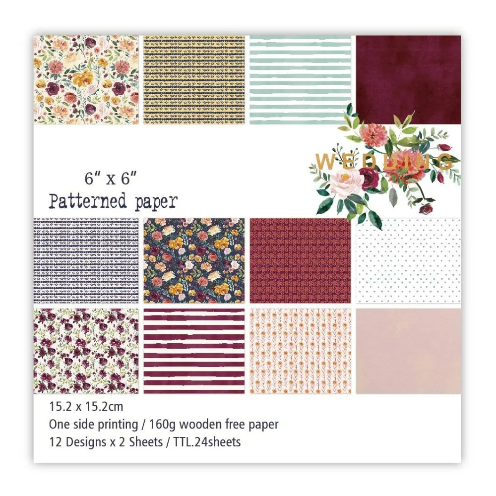 DIY flower style Scrapbooking paper pack of 24 sheets handmade craft paper craft Background pad R10
DIY flower style Scrapbooking paper pack of 24 sheets handmade craft paper craft Background pad R10
