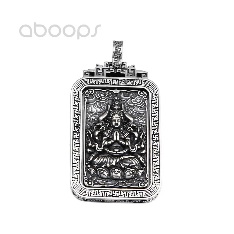 Vintage 925 Sterling Silver Buddha Amulet Spinner Pendant for Men Women,Free Shipping
Vintage 925 Sterling Silver Buddha Amulet Spinner Pendant for Men Women,Free Shipping