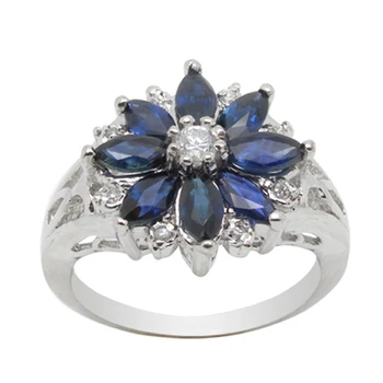 Qi Xuan_Dark Blue Stone Flower Rings_Fashion Ring_S925 Solid Silver Fashion Dark Blue Rings_Manufacturer Directly Sales
Qi Xuan_Dark Blue Stone Flower Rings_Fashion Ring_S925 Solid Silver Fashion Dark Blue Rings_Manufacturer Directly Sales