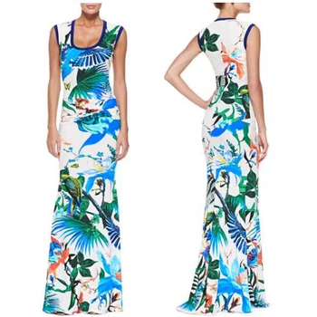 the summer of ladies' fashion sleeveless vest jungle printed SILK JEREY elastic knitting slim longer dress free shipping
the summer of ladies' fashion sleeveless vest jungle printed SILK JEREY elastic knitting slim longer dress free shipping