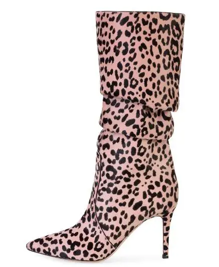 Drop Shipping Brand Women Fashion Animal Prints Brown White Pink Leopard Thin Heels Pointed Toe Knee High Long Fold Boots
Drop Shipping Brand Women Fashion Animal Prints Brown White Pink Leopard Thin Heels Pointed Toe Knee High Long Fold Boots