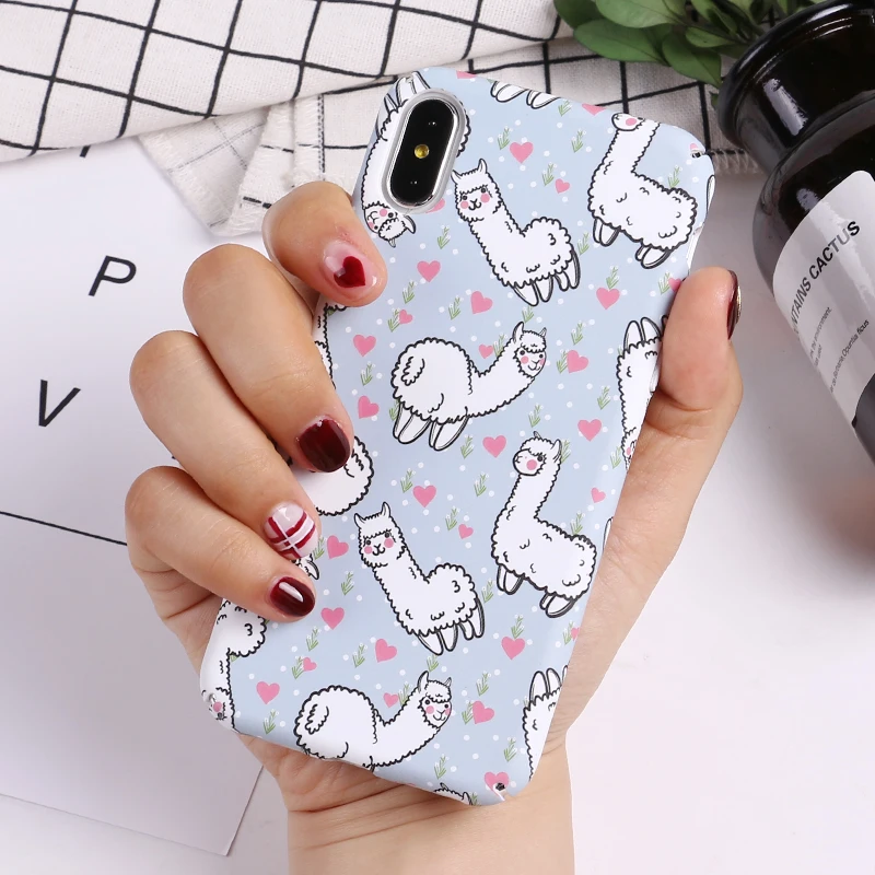 TOMOCOMO Cute Lama Alpaca Animals Cartoon Matte Luminous Emboss Hard Phone Case For iPhone 6 6S 6Plus 7 7Plus 8 8Plus
TOMOCOMO Cute Lama Alpaca Animals Cartoon Matte Luminous Emboss Hard Phone Case For iPhone 6 6S 6Plus 7 7Plus 8 8Plus