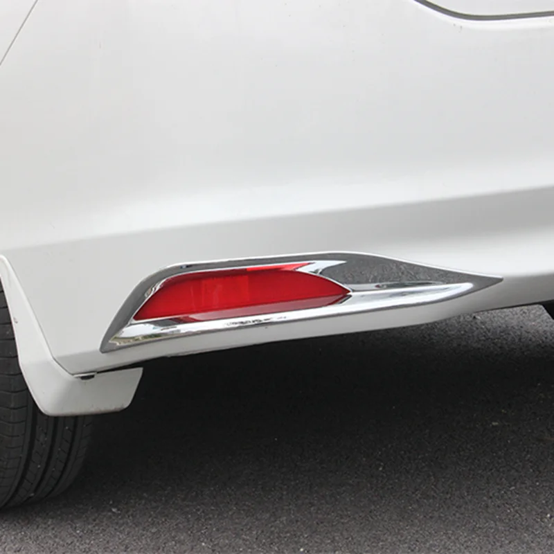 For Honda City Sedan 2014 2015 2016 ABS Chrome Car rear fog lampshade sticker decoration Cover Trim car Styling Accessories 2pcs
For Honda City Sedan 2014 2015 2016 ABS Chrome Car rear fog lampshade sticker decoration Cover Trim car Styling Accessories 2pcs
