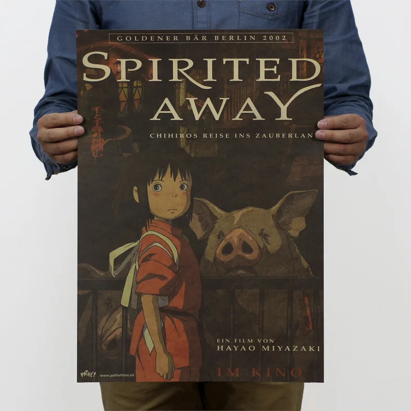 Spirited Away Vintage Kraft Paper Classic Movie Poster Map School Decor Office Wall Decor Art Retro School Prints
Spirited Away Vintage Kraft Paper Classic Movie Poster Map School Decor Office Wall Decor Art Retro School Prints