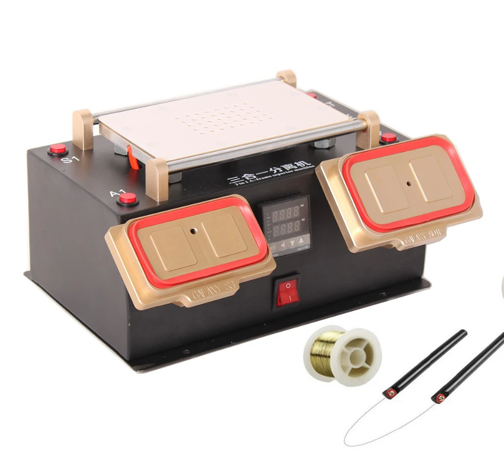3in1 Vacuum LCD Separator / Preheater / Bezel Middle Frame Separator For iPhone Samsung Touch Screen Refurbish Repair Machine
3in1 Vacuum LCD Separator / Preheater / Bezel Middle Frame Separator For iPhone Samsung Touch Screen Refurbish Repair Machine