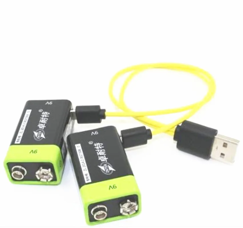 2pcs ZNTER 9V 400mAh lithium li-po li-ion rechargeable battery + micro usb cable for charging
2pcs ZNTER 9V 400mAh lithium li-po li-ion rechargeable battery + micro usb cable for charging