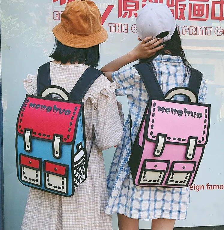 unisex casual backpack creative knapsack 2D stereoscopic fashion bag cartoon quadratic element
unisex casual backpack creative knapsack 2D stereoscopic fashion bag cartoon quadratic element
