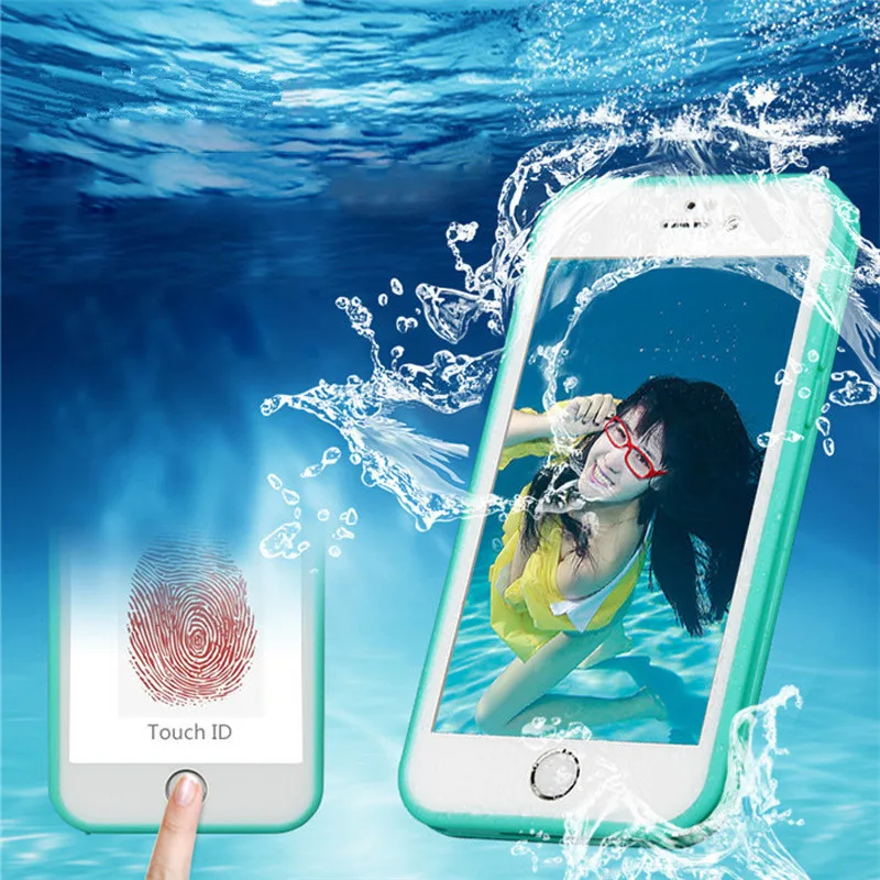Водонепроницаемый Ультратонкий чехол с полным покрытием для iPhone 7 8 6 6s Plus 5 5S SE X XR XS