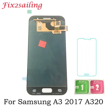 AMOLED LCD Screen for SAMSUNG Galaxy A3 LCD 2017 A320 A320M A320Y SM-A320F A320FD LCD Display + Touch Screen Replacement Display
AMOLED LCD Screen for SAMSUNG Galaxy A3 LCD 2017 A320 A320M A320Y SM-A320F A320FD LCD Display + Touch Screen Replacement Display