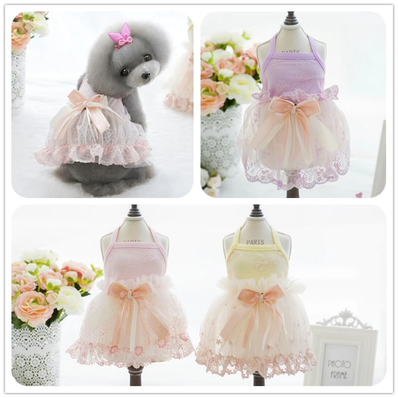 2019 Sale Limited Solid High-end Embroidery Princess Dresses With Bows For Pet Dog Sling Thin Colors Xs,s,m,l Sizes For Dogs
2019 Sale Limited Solid High-end Embroidery Princess Dresses With Bows For Pet Dog Sling Thin Colors Xs,s,m,l Sizes For Dogs