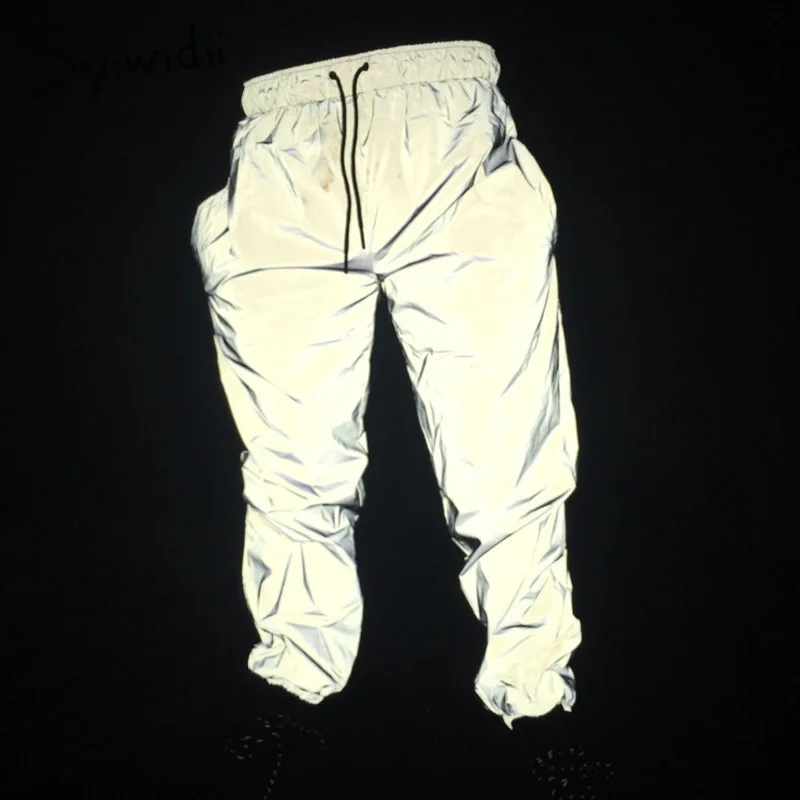 Reflective Pants Plus Size XS-3XL Sweatpants Women Men Joggers Hip Hop Dance Show Party Night Jogger Baggy Trousers Harem Pants
Reflective Pants Plus Size XS-3XL Sweatpants Women Men Joggers Hip Hop Dance Show Party Night Jogger Baggy Trousers Harem Pants