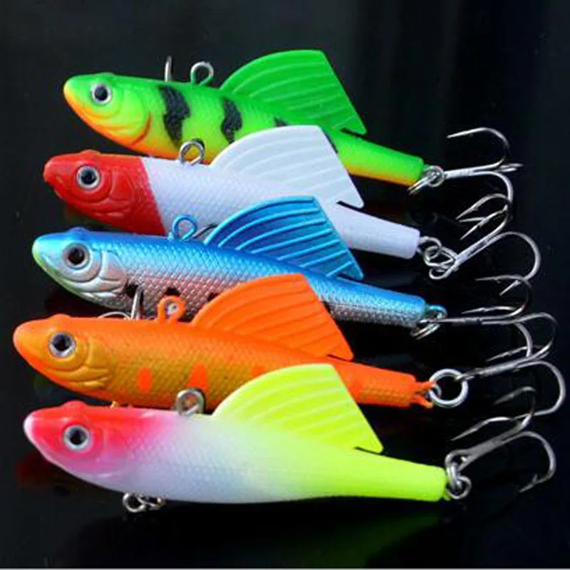 5pcs Vantage Balance VIB Ice Fishing Lure Wobbers Bait Silicone Artificial Bait 6.5cm 16.5g Lead Fish Soft Bait Treble Hook
5pcs Vantage Balance VIB Ice Fishing Lure Wobbers Bait Silicone Artificial Bait 6.5cm 16.5g Lead Fish Soft Bait Treble Hook