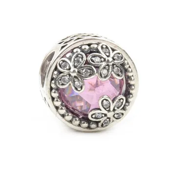 2018 Spring Original 925 Sterling Silver Dazzling Daisy Meadow Pink & Clear CZ Charm beads Fits PAN Bracelets Diy Jewelry
2018 Spring Original 925 Sterling Silver Dazzling Daisy Meadow Pink & Clear CZ Charm beads Fits PAN Bracelets Diy Jewelry