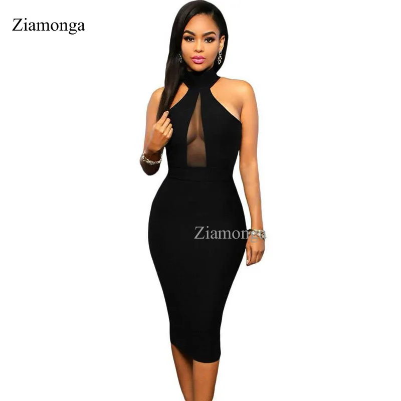 2016 Women Summer Dress Sexy Hollow Out Chest Sleeveless Slim Bandage Dress Knee-Length Bodycon Party Dresses Black Vestidos
2016 Women Summer Dress Sexy Hollow Out Chest Sleeveless Slim Bandage Dress Knee-Length Bodycon Party Dresses Black Vestidos