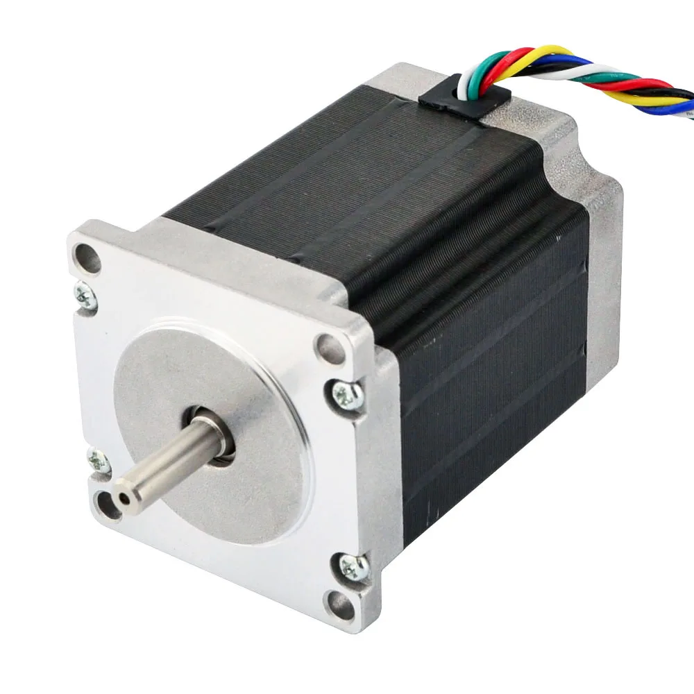 Dual Shaft Nema 23 Stepper Motor 6-lead Unipolar 76mm 1.35Nm(191.2oz.in) 3A 6.35mm Shaft for CNC Laser Cutting
Dual Shaft Nema 23 Stepper Motor 6-lead Unipolar 76mm 1.35Nm(191.2oz.in) 3A 6.35mm Shaft for CNC Laser Cutting