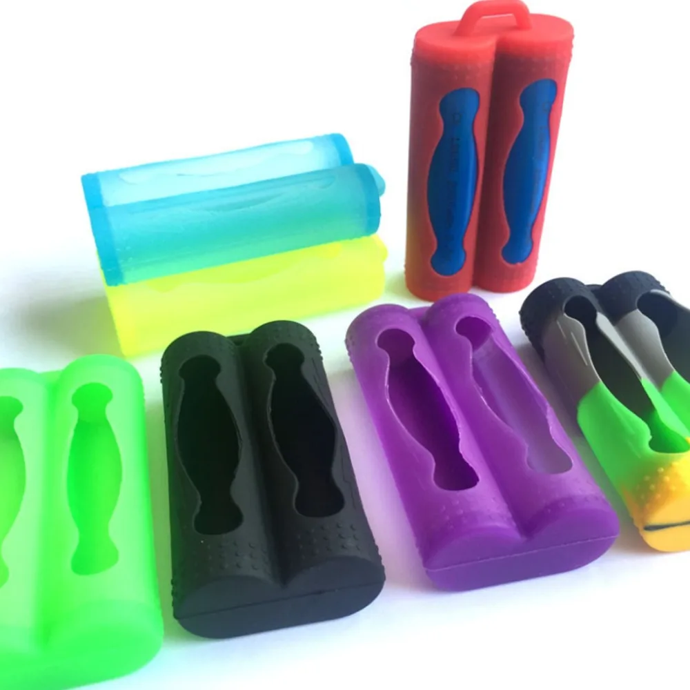 100pcs/lot Mini Soft Colorful Silicone Case Protective Skin Two Node/Single Node Cover Storage Bag For 2 x 18650 Batteries
100pcs/lot Mini Soft Colorful Silicone Case Protective Skin Two Node/Single Node Cover Storage Bag For 2 x 18650 Batteries