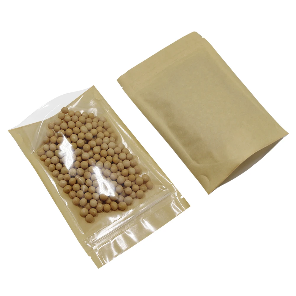 700Pcs/Lot Clear Brown Kraft Paper Plastic Zipper Bags Zip Lock Stand Up Ziplock Resealable Food Coffee Package Doypack Pouch
700Pcs/Lot Clear Brown Kraft Paper Plastic Zipper Bags Zip Lock Stand Up Ziplock Resealable Food Coffee Package Doypack Pouch
