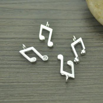 50 pcs Fashion silver plated charms metal Note pendant diy jewelry necklace 4293B
50 pcs Fashion silver plated charms metal Note pendant diy jewelry necklace 4293B