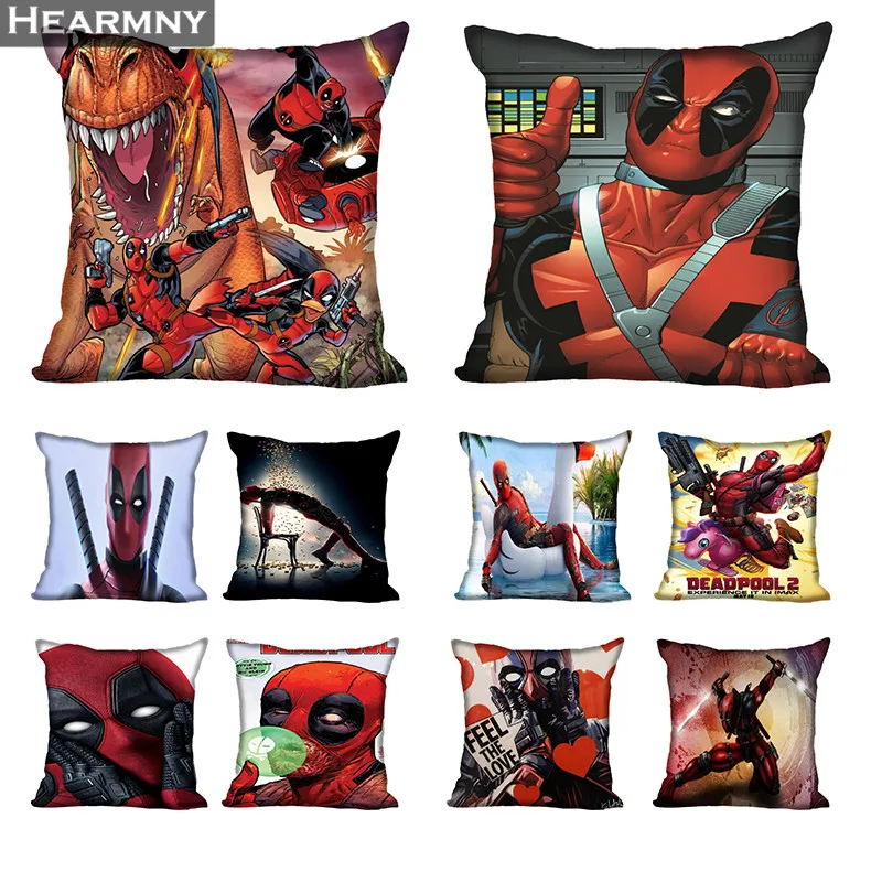 Deadpool Pillow Case For Home Decorative Pillows Cover Invisible Zippered Throw PillowCases 40X40,45X45cm
Deadpool Pillow Case For Home Decorative Pillows Cover Invisible Zippered Throw PillowCases 40X40,45X45cm