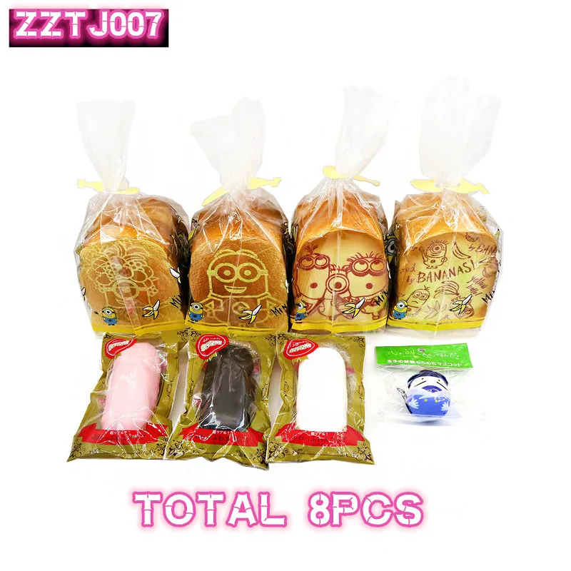 8pcs/lot,ZZTJ007 suit,Slow rebound pendant, ornament, bread squishy set,Special and limited sale,free shipping
8pcs/lot,ZZTJ007 suit,Slow rebound pendant, ornament, bread squishy set,Special and limited sale,free shipping