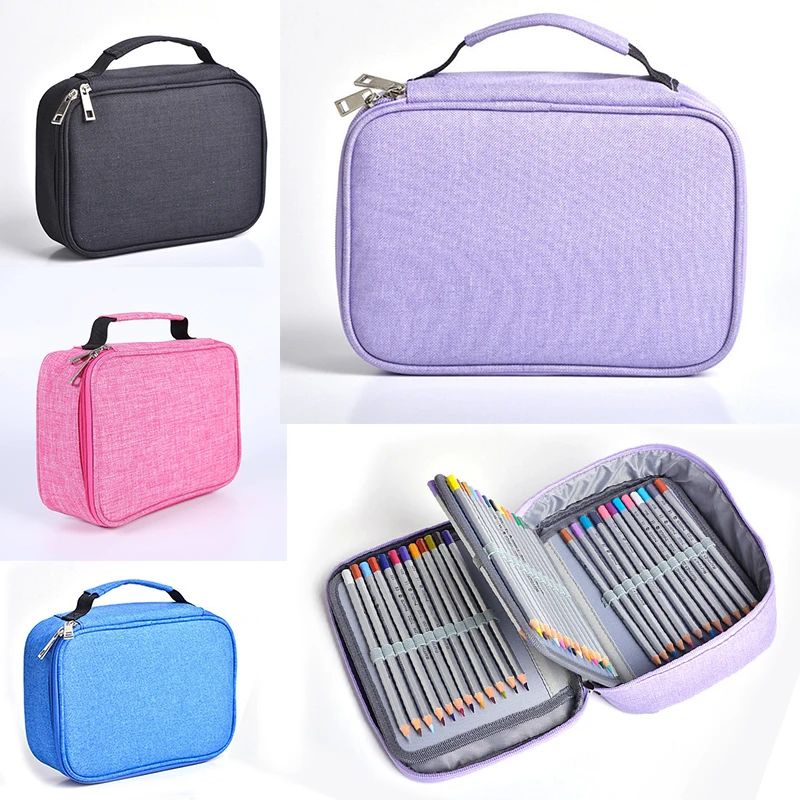 Mini Canvas School Pencil Cases Large Capacity 72 Holes Pen Box Zipper Multifunction Storage Bag Case Pouch Supplies
Mini Canvas School Pencil Cases Large Capacity 72 Holes Pen Box Zipper Multifunction Storage Bag Case Pouch Supplies