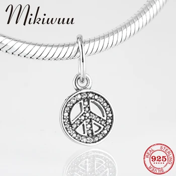 925 Sterling Silver Love peace Anti-nuclear war sign fine Pendants Beads Fit Original Mikiwuu Charm Bracelet Jewelry making
925 Sterling Silver Love peace Anti-nuclear war sign fine Pendants Beads Fit Original Mikiwuu Charm Bracelet Jewelry making