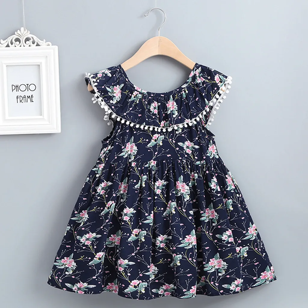 Baby Kids Girls Toddler Print Sleeveless Tassels Party Princess Dresses Clothes 2019 NEW Drop Shipping
Baby Kids Girls Toddler Print Sleeveless Tassels Party Princess Dresses Clothes 2019 NEW Drop Shipping