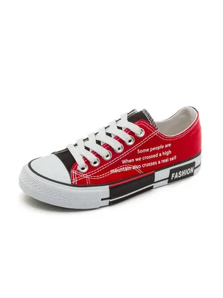 2019 new spring and summer girls canvas shoes student board wild flat | Обувь