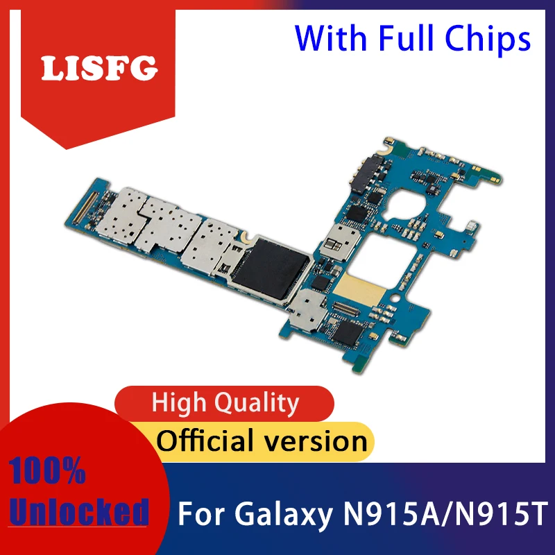 100% Unlocked Logic Main Board For Samsung Galaxy Note Edge N915A/N915T Motherboard Logic circuit boards With Android System
100% Unlocked Logic Main Board For Samsung Galaxy Note Edge N915A/N915T Motherboard Logic circuit boards With Android System