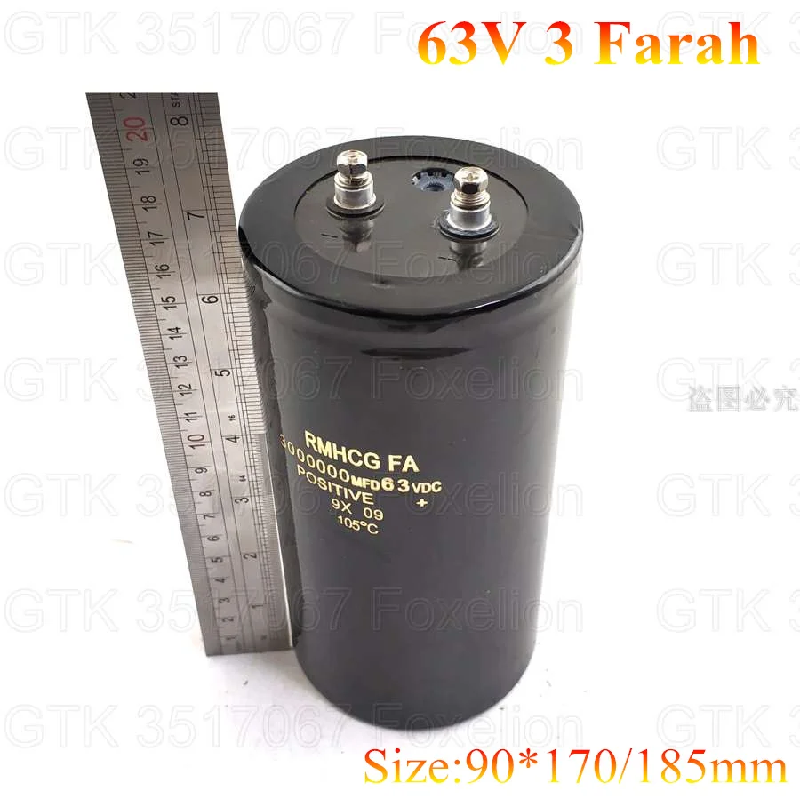 63v 3F 3000mF 16V 12v 25v 35v 50v 3f Supercapacitor Module Start Power Motor Super Farad Capacitor car DC battery 3000000uf 
63v 3F 3000mF 16V 12v 25v 35v 50v 3f Supercapacitor Module Start Power Motor Super Farad Capacitor car DC battery 3000000uf
