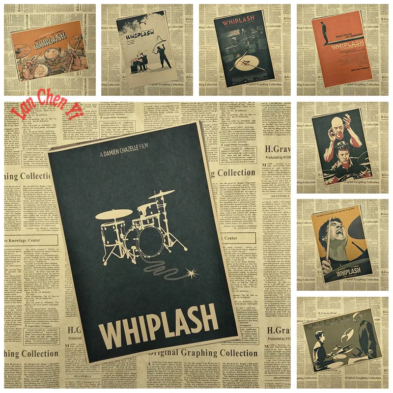 Award winning film Whiplash Matte Kraft Paper Poster Office Gift Room Dining Home Decor wall sticker Design
Award winning film Whiplash Matte Kraft Paper Poster Office Gift Room Dining Home Decor wall sticker Design