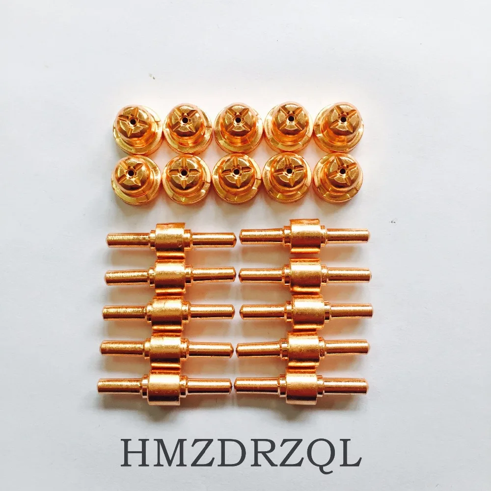 Extended Nickel-plated Tip Nozzle Electrode Fit Plasma Cutter CUT-40 CT-312 20pk