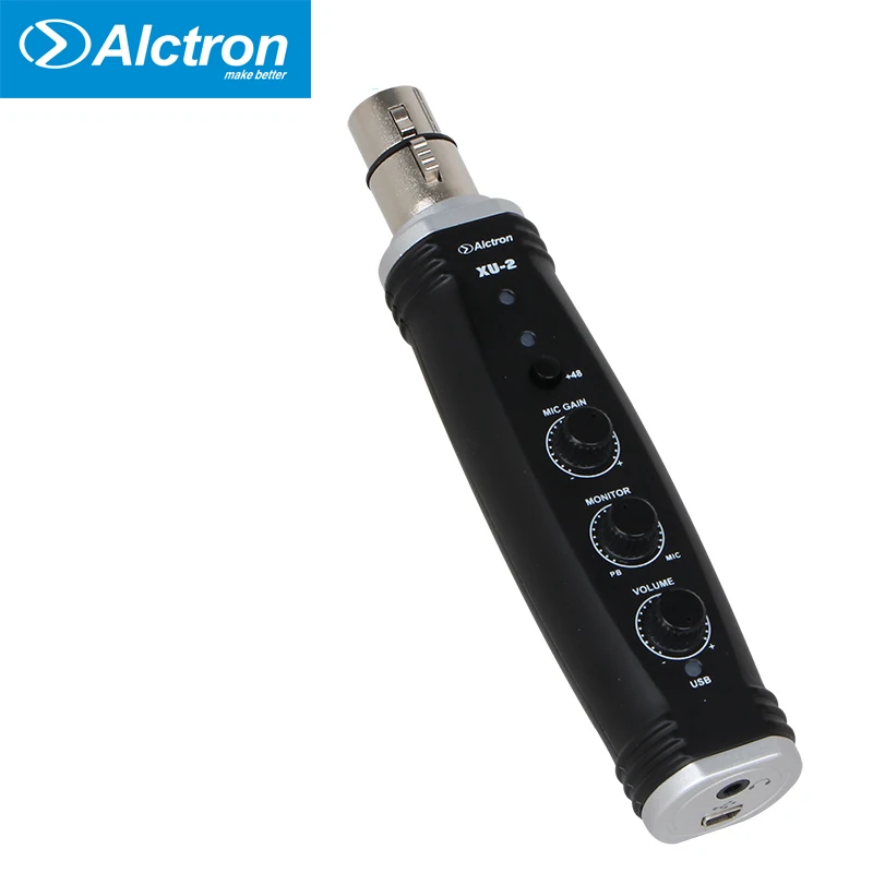 Alctron xu-2 usb converter XLR to USB Microphone Pre-amp ,Computer Audio Interface, Digital Audio Converter with power supply
Alctron xu-2 usb converter XLR to USB Microphone Pre-amp ,Computer Audio Interface, Digital Audio Converter with power supply