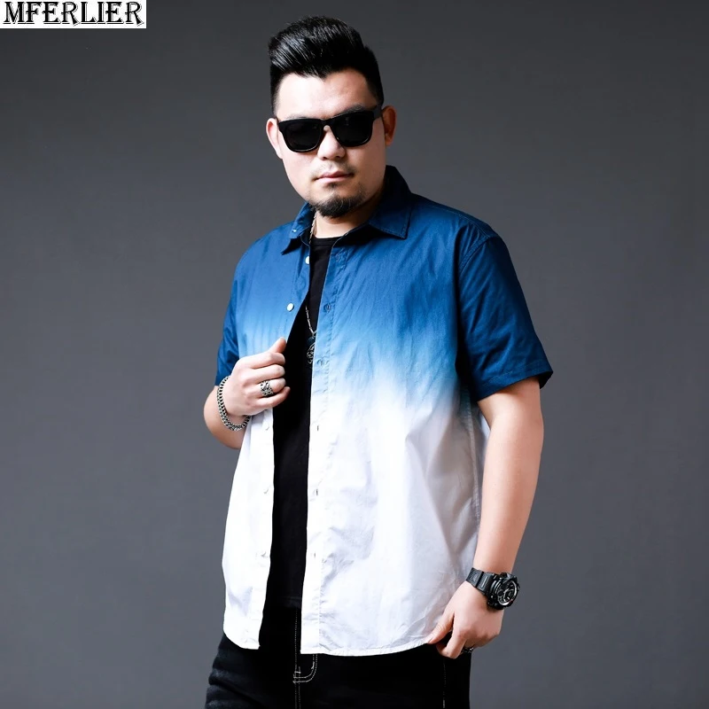 men patchwork shirt high street fashion short sleeve shirts cool summer oversize plus size big 5XL 6XL 7XL man shirt blue 56 54
men patchwork shirt high street fashion short sleeve shirts cool summer oversize plus size big 5XL 6XL 7XL man shirt blue 56 54