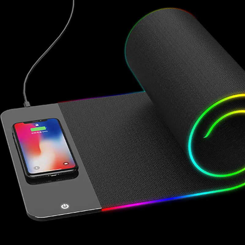 New 2 in 1 Mouse Pad Wireless Charger Luminous Mousepad Fast Charging Pad for Office Gamer
New 2 in 1 Mouse Pad Wireless Charger Luminous Mousepad Fast Charging Pad for Office Gamer