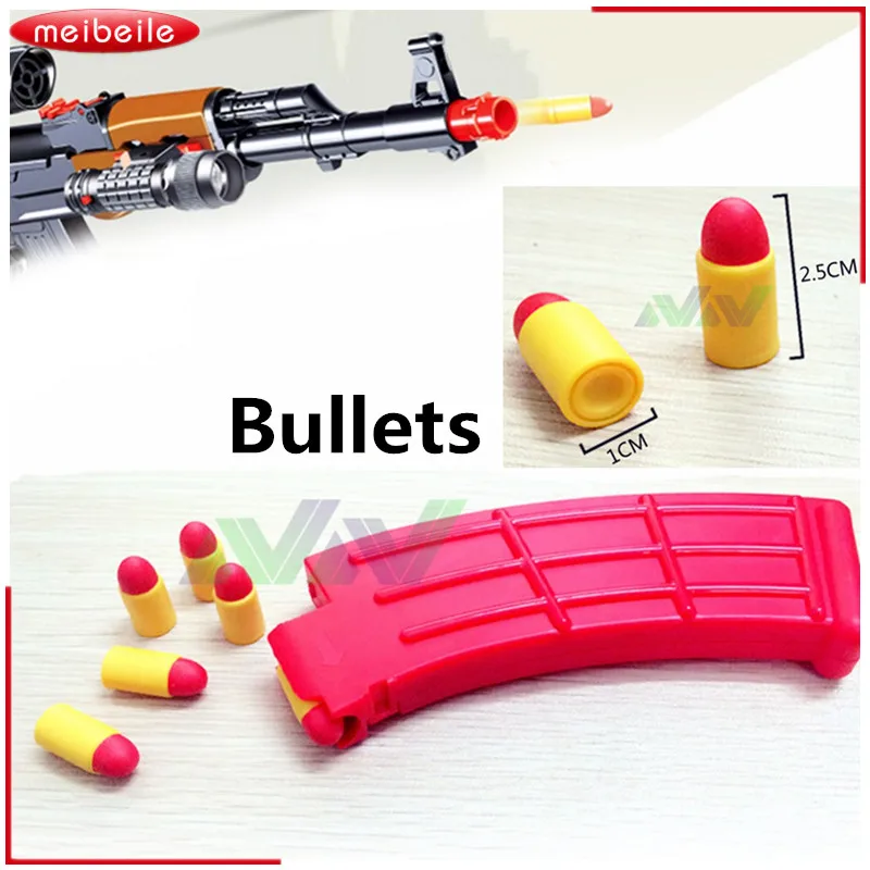 120pcs 1*2.5cm 95 Rifle Soft Rubber Bullets Elite Series Blasters Kid Toy Gun New Plastical Creative Safely
120pcs 1*2.5cm 95 Rifle Soft Rubber Bullets Elite Series Blasters Kid Toy Gun New Plastical Creative Safely