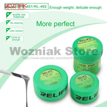 High quality Solder Paste Flux No-clean Original RELIFE Soldering PasteRL-402 RL-403 Solder Tin Sn63/Pb67 For soldering iron
High quality Solder Paste Flux No-clean Original RELIFE Soldering PasteRL-402 RL-403 Solder Tin Sn63/Pb67 For soldering iron