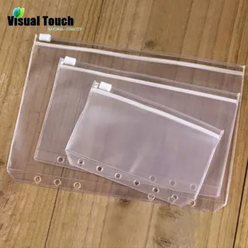 Visual Touch PVC A5/A6/A7 Zipper Bag Card Bills Bags Loose Leaf Storage Holder Pockets School Office Files Organizer Supplies 
Visual Touch PVC A5/A6/A7 Zipper Bag Card Bills Bags Loose Leaf Storage Holder Pockets School Office Files Organizer Supplies