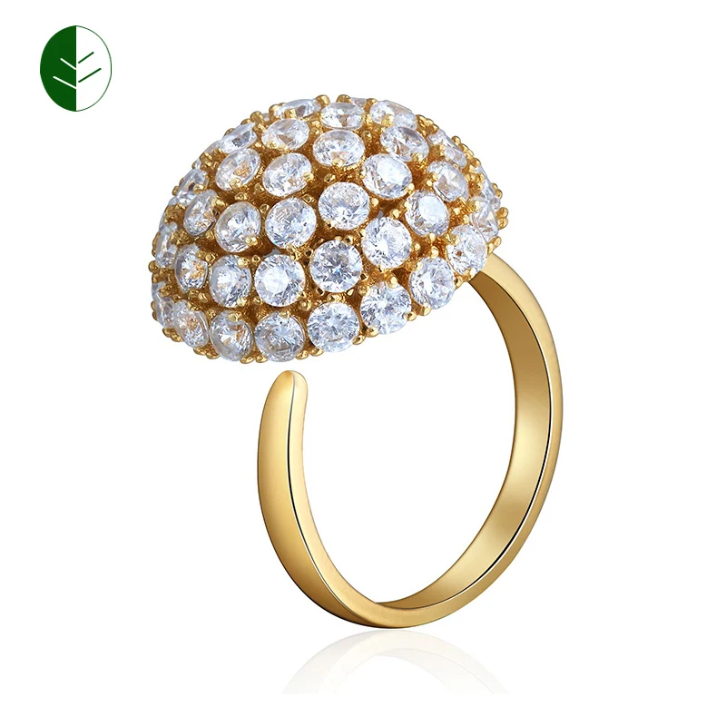 Luxury Big Rings Rotating Ring Mushroom Design Sparking Full Rhinestone Cubic Zirconia Crystal Engagement Women Open Rings ZK30
Luxury Big Rings Rotating Ring Mushroom Design Sparking Full Rhinestone Cubic Zirconia Crystal Engagement Women Open Rings ZK30