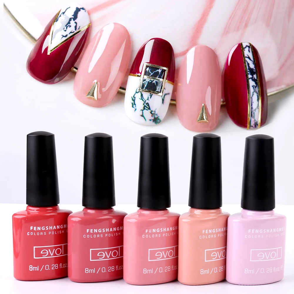 Fengshangmei 8ml Gel Varnishes Art Nail Polish Long lasting Gelpolish UV Led Dry Nail Gel
Fengshangmei 8ml Gel Varnishes Art Nail Polish Long lasting Gelpolish UV Led Dry Nail Gel