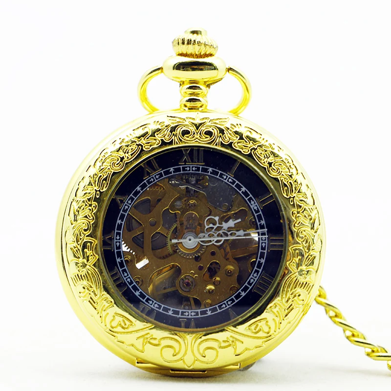 Exquisite Luxury Gold Pattern Mechanical Pocket Watch Retro Men's and Women's Chain Necklace Pendant Accessories Clock
Exquisite Luxury Gold Pattern Mechanical Pocket Watch Retro Men's and Women's Chain Necklace Pendant Accessories Clock