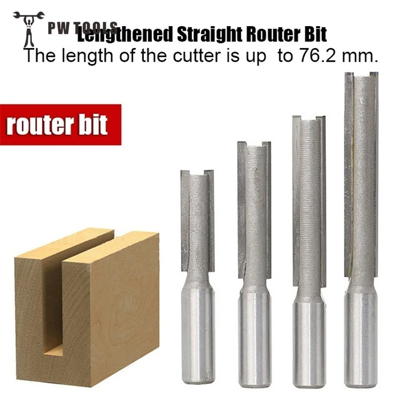 PW TOOLS Carbide Flute End Mill CNC Straight Shank Woodworking Drill Bit for Milling Machine Cutters Flush Trim Router Bit
PW TOOLS Carbide Flute End Mill CNC Straight Shank Woodworking Drill Bit for Milling Machine Cutters Flush Trim Router Bit