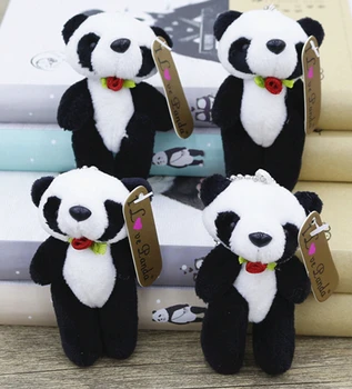 Limbs rotate Rose Plush Panda Key Chain Cute Animal Doll Small Stuffed Toy Phone Charm Hanging Ornaments keychains Gift 2pcs/lot
Limbs rotate Rose Plush Panda Key Chain Cute Animal Doll Small Stuffed Toy Phone Charm Hanging Ornaments keychains Gift 2pcs/lot