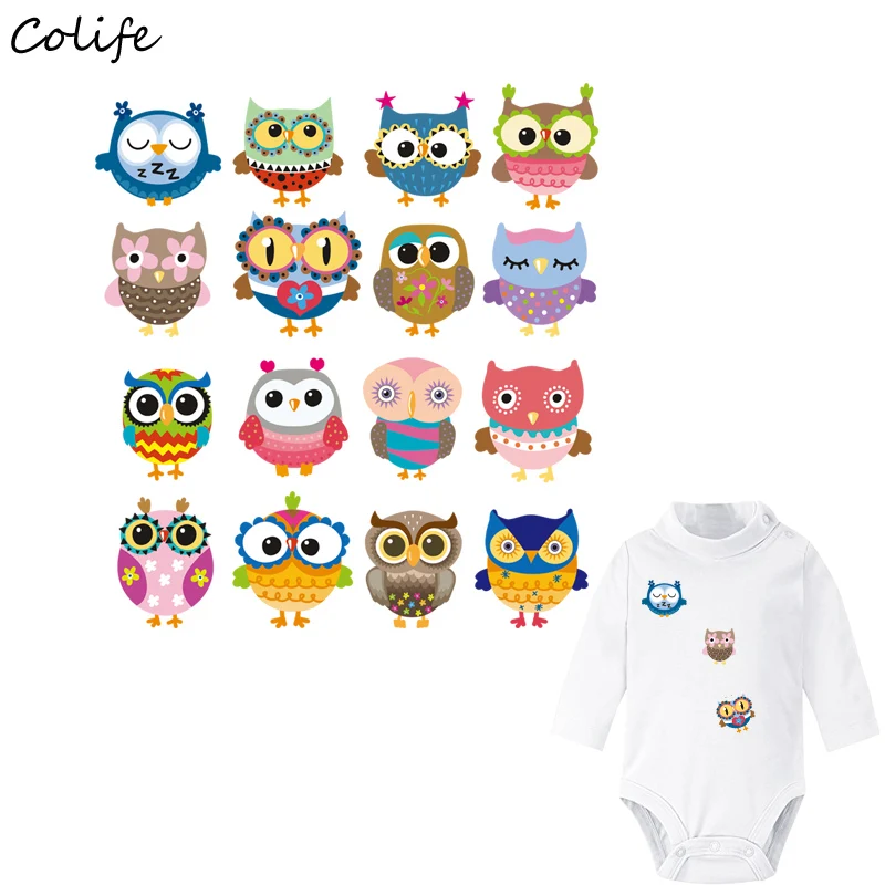 16Pcs Patches Owls Set T-Shirt Diy Decoration Easy Print By Household Irons A-Level Washable Parches Para La Ropa 22x24cm
16Pcs Patches Owls Set T-Shirt Diy Decoration Easy Print By Household Irons A-Level Washable Parches Para La Ropa 22x24cm