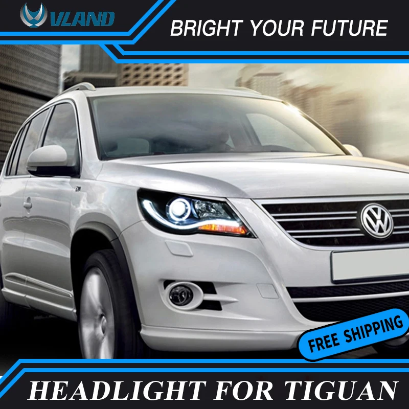LED DRL Projector Front Lamp for Volkswagen Tiguan Headlights 2009 2010 2011 2012 LED Headlights With Angel Eye
LED DRL Projector Front Lamp for Volkswagen Tiguan Headlights 2009 2010 2011 2012 LED Headlights With Angel Eye