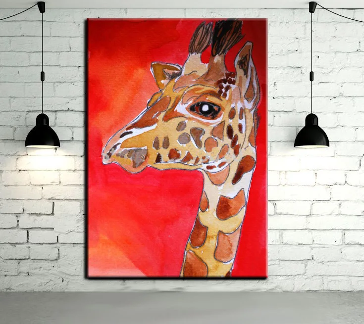 Modern Abstract Animal Art Hang Pictures Handpainted Lovely Baby Giraffe Oil Paintings On Canvas Wall Pictures For Room Decor
Modern Abstract Animal Art Hang Pictures Handpainted Lovely Baby Giraffe Oil Paintings On Canvas Wall Pictures For Room Decor