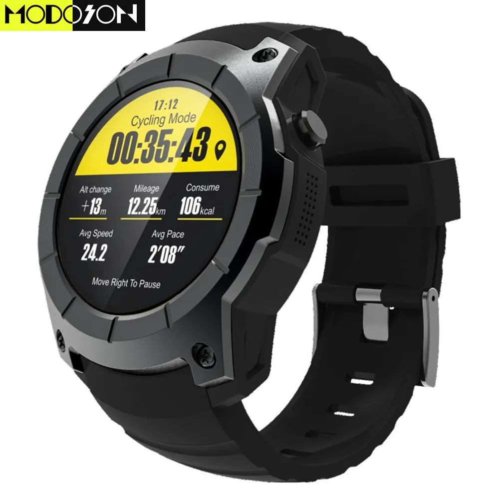 MODOSON Bluetooth gps Смарт часы S958 спортивные мужские умные для samsung huawei Xiaomi Android Apple IOS iphone 6