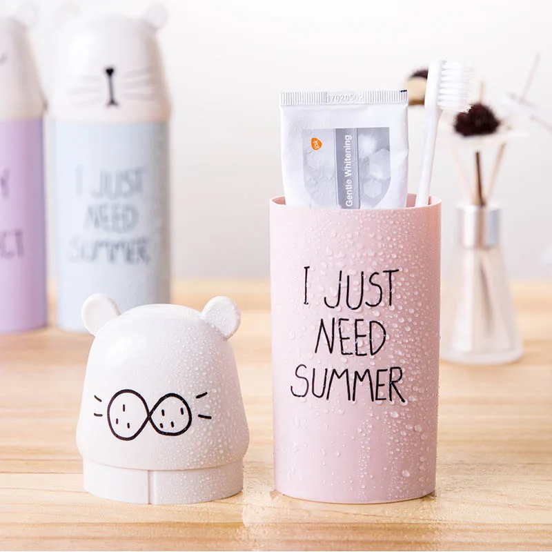 Plastic Toothbrush Holder 1 PC Water Bottle Travel Necessary Cartoon Potable Bathroom Accessories Set Toothpaste Storage Cup
Plastic Toothbrush Holder 1 PC Water Bottle Travel Necessary Cartoon Potable Bathroom Accessories Set Toothpaste Storage Cup