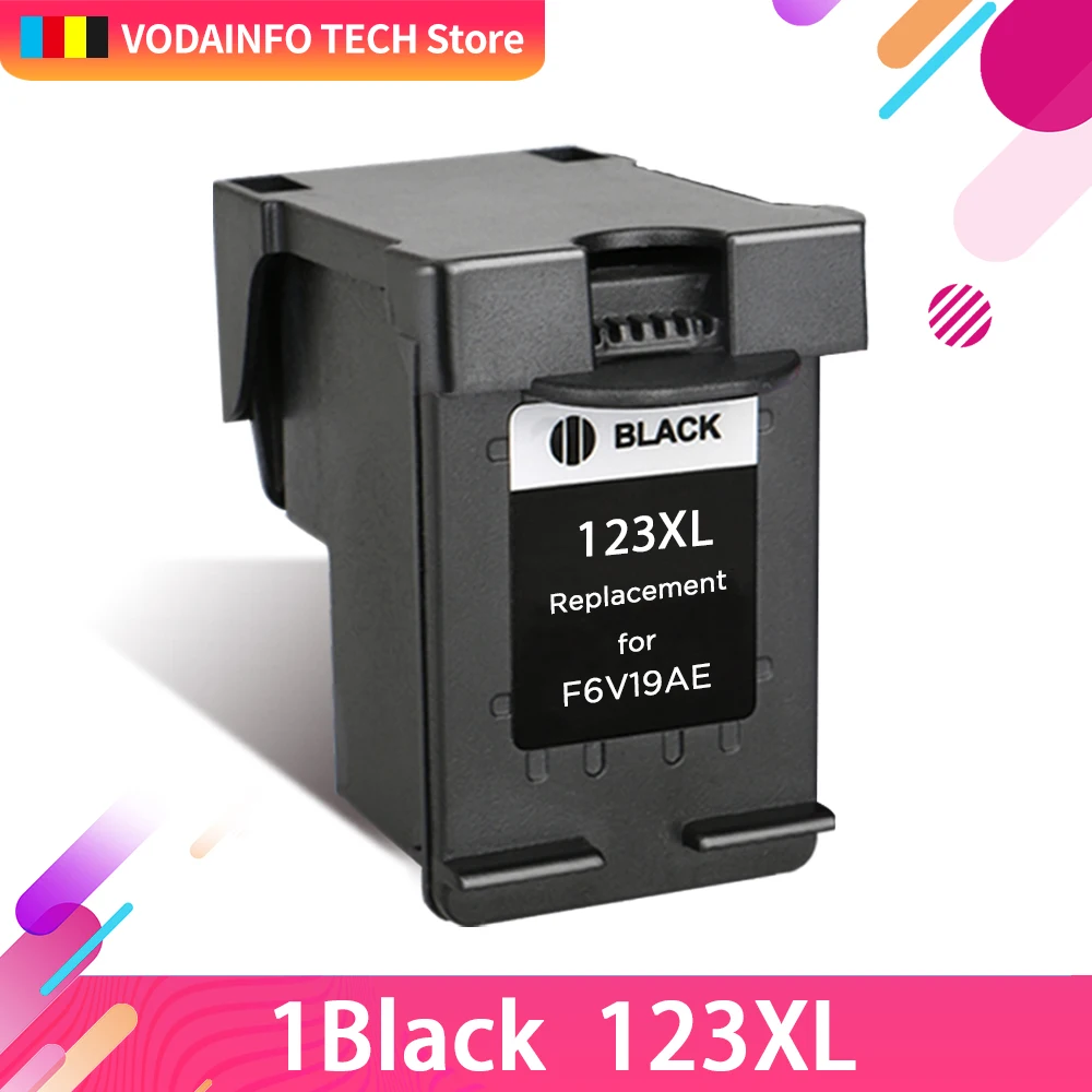 QSYRAINBOW refilled 123 XL ink Cartridge Replacement for hp123 123XL Deskjet 1110 2130 2132 2133 2134 3630 3632 3637 | Компьютеры и