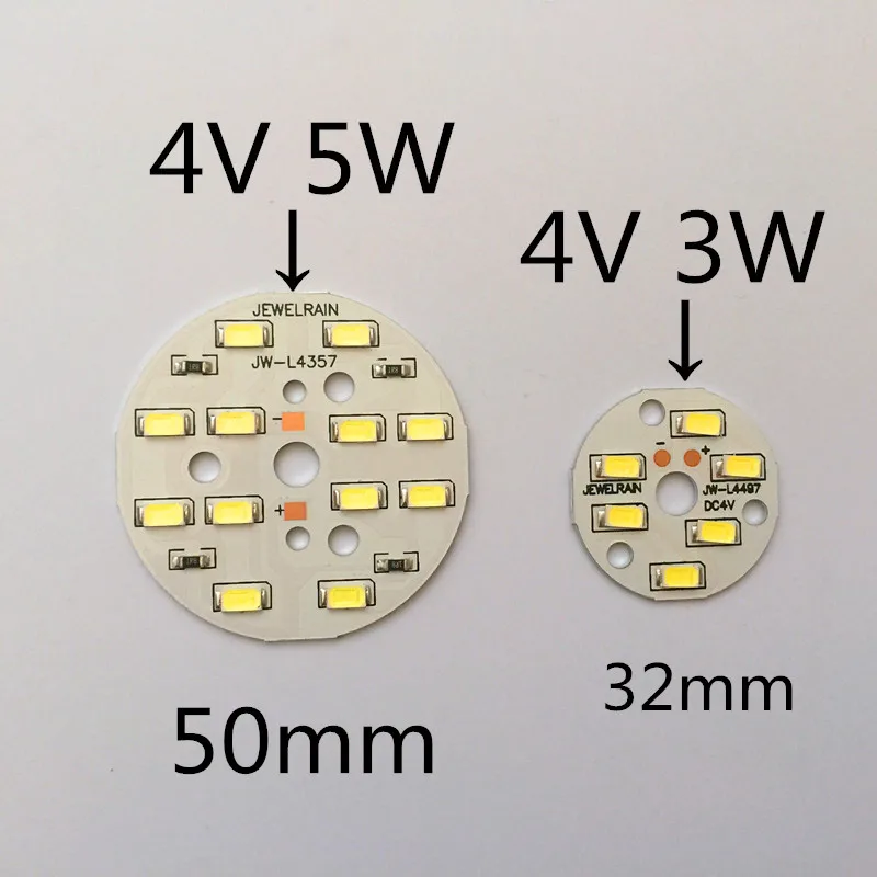 10pcs Small round light board 4 V strips light plate 50 mm circular lamp board led small round light board 5 W
10pcs Small round light board 4 V strips light plate 50 mm circular lamp board led small round light board 5 W
